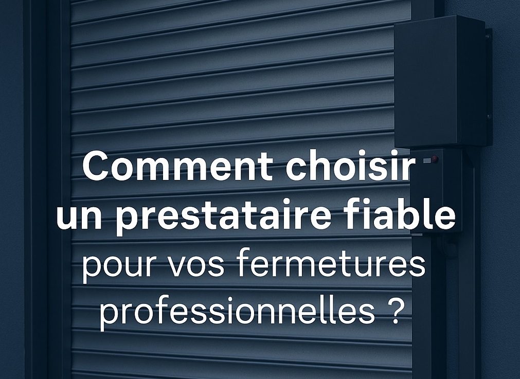 Comment choisir un prestataire fiable pour vos fermetures professionnelles ? 3 Fermetures professionnelles